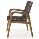 Ver imagem 5 de Conjunto 2 Cadeiras Para Jardim em Madeira e Corda Náutica com Braço Traço 