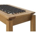 Ver imagem 6 de Conjunto de Jantar para Jardim 1 Mesa 4 Cadeiras 1 Banco com Corda Náutica Traço 