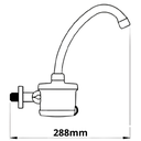 Ver imagem 3 de Torneira Elétrica Plus para Cozinha Parede Bica Alta 4 Tempos Preto e Cromado 4800w / 127v Durín