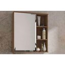 Ver imagem 1 de Espelheira de Banheiro Treviso Parede 56x63 Amendoa - Mgm