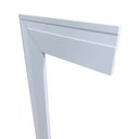 Ver imagem 1 de Kit com 10 Barras de Moldura/rodapé de Poliestireno Frisado - Branco - 7cm de Altura (7x1x240cm)