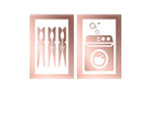 Ver imagem 1 de Quadros Placas mdf 6mm lavanderia cozinha 2 un 29x20