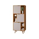 Ver imagem 2 de Estante Livreiro Aliança Jcm Móveis Cinamomo/off