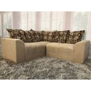 Ver imagem 1 de Sofá Canto Bege com Floral 602/425 Belo