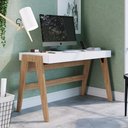 Ver imagem 1 de Escrivaninha Trend Home Office com 2 Gavetas - Hanover/Off W