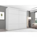 Ver imagem 5 de Guarda Roupa Casal Yara Deslizantes 2 Portas Correr 4 Gavetas Branco Framar