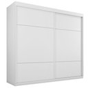 Ver imagem 2 de Guarda Roupa Casal Yara Deslizantes 2 Portas Correr 4 Gavetas Branco Framar