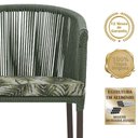 Ver imagem 3 de Mesa e 6 Cadeiras e Noronha Marrom E5 Trama Original Verde