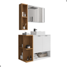 Conjunto para Banheiro Gabinete Ibiza Branco Naturalle - 3