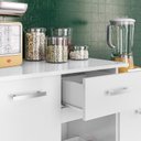 Ver imagem 3 de Armário de Cozinha Multiuso Bianca 2 Portas Branco - Nicioli