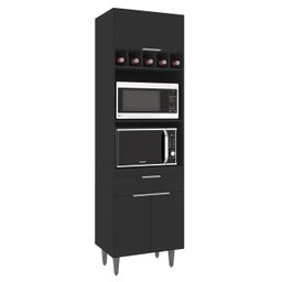 Paneleiro de Cozinha Torre Quente Pérola M24 Preto - Mpozenato - 1