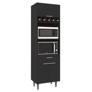 Paneleiro de Cozinha Torre Quente Pérola M24 Preto - Mpozenato