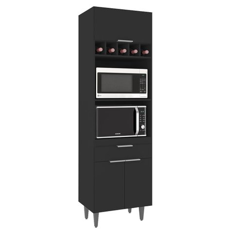 Paneleiro de Cozinha Torre Quente Pérola M24 Preto - Mpozenato