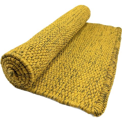 Tapete Tear 60x120 Aqua Amarelo Rajado