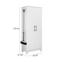 Ver imagem 2 de Armário Multiuso Jade Branco Moval