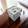 Cofre Desafio 30 Mil Guardar Junte Dinheiro Woodbox Branco - 3