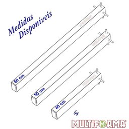 Suporte Pia Chumbar Bancada Aparador Mesa 50 Cm Preto - 2