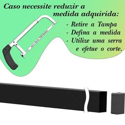 Suporte Pia Chumbar Bancada Aparador Mesa 50 Cm Preto - 10