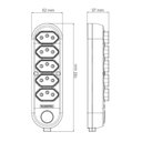 Ver imagem 2 de Extensão 5 Tomadas 2P+T 10 A 250 V Tramontina 5 m