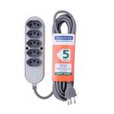 Ver imagem 1 de Extensão 5 Tomadas 2P+T 10 A 250 V Tramontina 5 m