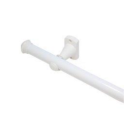Kit Varão Para Cortina 3,00 Metros 28Mm Branco Compacto - 1