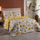 Ver imagem 3 de Coberdrom King em Malha de Algodão Fio Penteado - Amarelo