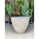 Ver imagem 6 de Vaso de Planta Grande Decorativo para Sala Auto Brilho 47cm (liso/cinza-escuro)