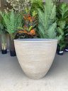 Ver imagem 6 de Vaso de Planta Grande Decorativo para Sala Auto Brilho 47cm (liso/cinza-escuro)