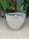 Ver imagem 4 de Vaso de Planta Grande Decorativo para Sala Auto Brilho 47cm (liso/cinza-escuro)
