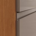 Ver imagem 2 de Guarda-roupa Casal Imperial 6 Portas 9 Gavetas 100% Mdf Cinamomo/avelã - Henn