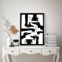 Ver imagem 2 de Quadro Decorativo Cachorro Salsicha 24x18cm:madeira Branca