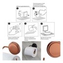 Ver imagem 6 de Porta Papel Higiênico Papeleira Suporte de Parede Fixação Adesiva - Wp Connect Papeleira Fixação por