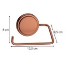 Ver imagem 5 de Porta Papel Higiênico Papeleira Suporte de Parede Fixação Adesiva - Wp Connect Papeleira Fixação por