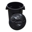 Ver imagem 7 de Balde 60 Litros Com Tampa Cores:Preto