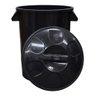 Balde 60 Litros Com Tampa Cores:Preto - 8