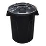 Balde 60 Litros Com Tampa Cores:Preto - 1