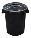 Ver imagem 1 de Balde 60 Litros Com Tampa Cores:Preto