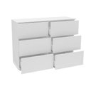 Ver imagem 3 de Cômoda Casal Ravenna 6 Gavetas Branco Henn