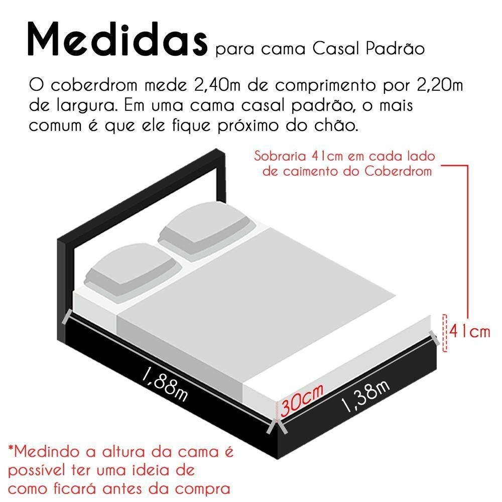 Coberdrom Casal Queen 2,20m X 2,40m Manta Microfibra e Sherpa Lã Pele de Carneiro Fuji - Avelã - 7
