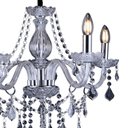 Ver imagem 3 de Lustre Pendente Taschibra Glam 5 Transparente E14 Bivolt