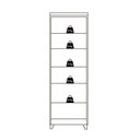 Ver imagem 5 de Armário Multiuso com Chaves Napole Mirarack- Canela Off White