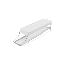 Ver imagem 4 de Porta Ovos Organizador Roll Branco para 7 Unidades Clear Fresh