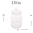 Ver mais imagens de Porta Mantimento de Vidro com Tampa Arena Hermetica 1,1l - Lyor