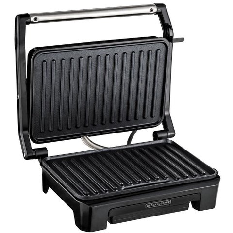 Grill Prensa Inox G1200 Articulável 800w 220v Black & Decker