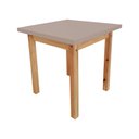Ver imagem 1 de Mesa 65x65cm Rosa Linha Colorê Infantil para Escolas