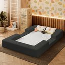 Ver imagem 1 de Cama Montessoriana Berço Infantil 100% Espuma Balaqui Decor Cor:grafite
