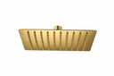 Ver imagem 1 de Ducha Chuveiro Quadrada 20x20 Slim Ultra Fina Dourado Fosco Metal Premium Luxo