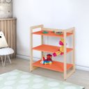 Ver imagem 1 de Prateleira Multiuso Mdf 3 Prateleiras Sofisticada:laranja