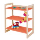 Ver imagem 2 de Prateleira Multiuso Mdf 3 Prateleiras Sofisticada:laranja