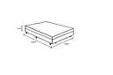 Ver imagem 4 de Cama Box Baú Viúvao Linhão Branco Com 128cm de Largura